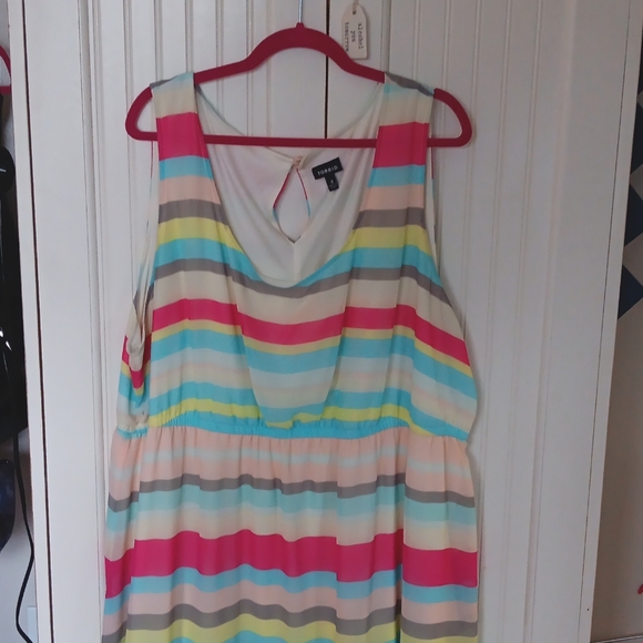 Torrid Sleeveless Striped Dress - Picture 4 of 5